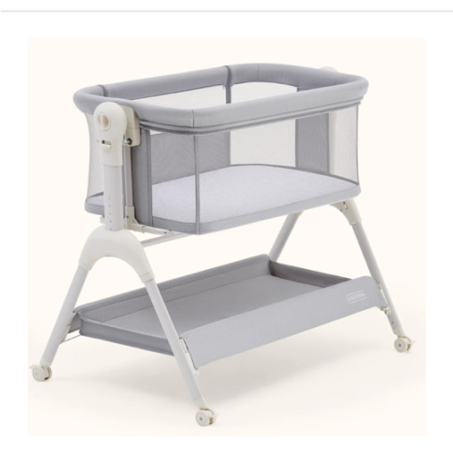 HARPPA Cuddly Sway | 3-in-1 Rocking Baby Bassinet & Bedside Sleeper with Anti-Reflux Mattress for Newborns | Attaches to Bed, Adjustable Height, Tool-Free Setup, Portable Wheels, CPSC Certified, Gentle Rocking Motion | Ideal for Infants, Safe Co-Sleeping