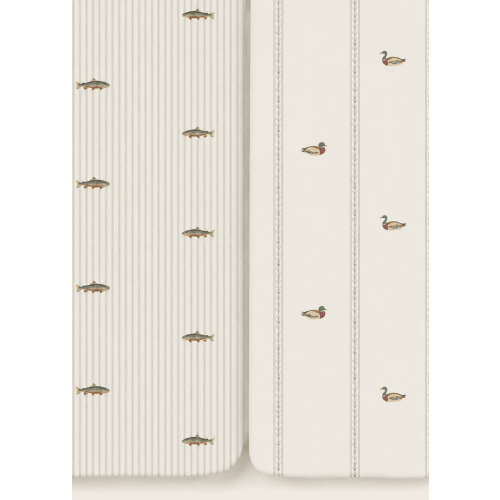 Trout & Mallard Duck - Crib Sheet 2-Pack