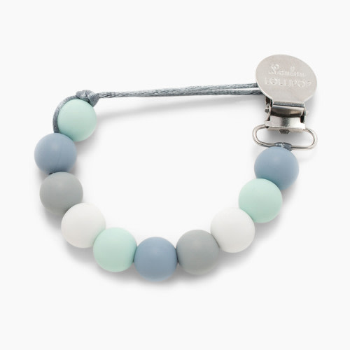 Loulou Lollipop Lolli Silicone Pacifier Clip - Mint