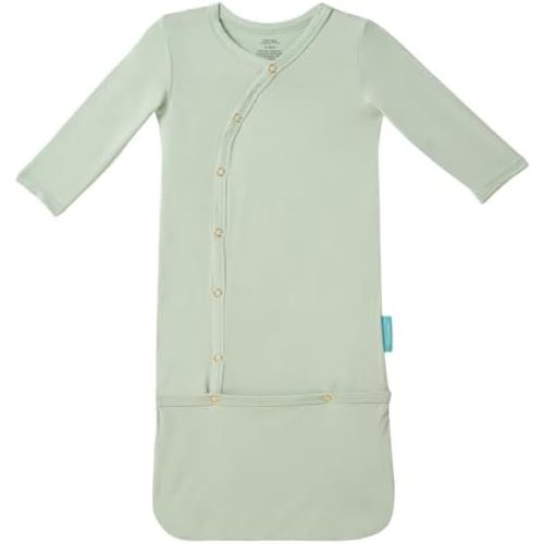 Supersoft Baby Sleeper Gowns, Premium Bamboo Viscose Infant Nightgown Sleepers Preemie Newborn Snap Bundler