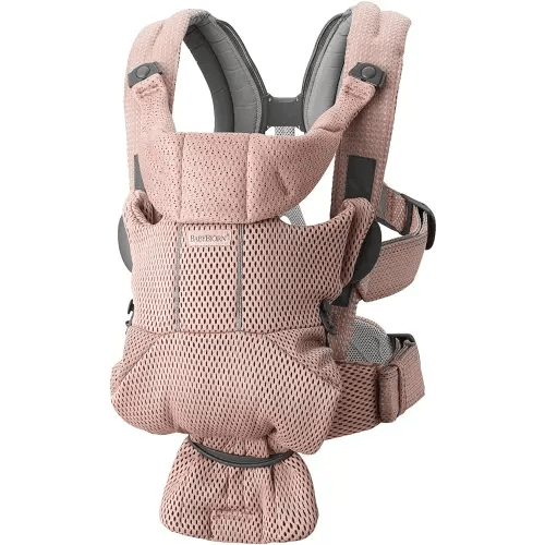 BabyBjörn Baby Carrier Free, 3D Mesh, Dusty Pink