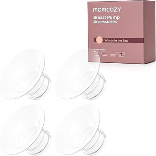Momcozy Original Replacement Accessories for M5| M6| M9, Food-Grade Silicone & BPA Free, Original Breastfeeding Parts, Inserts 21mm, 4 Pack