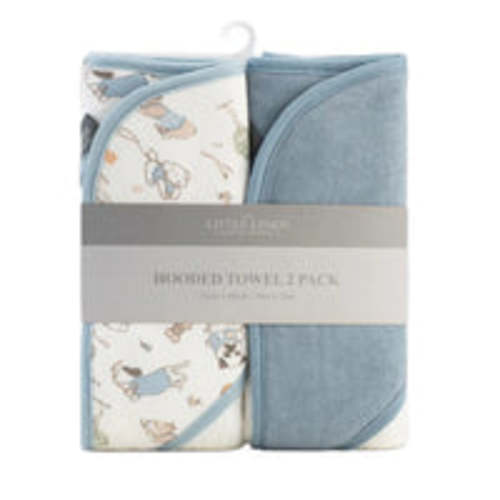 Little Linen Hooded Towel 2pk Barklife Dog
