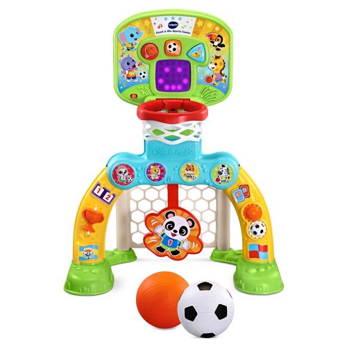 VTech Count & Win Sports Center, Basketball and Soccer Toy for Toddlers, Teaches Physical Activity