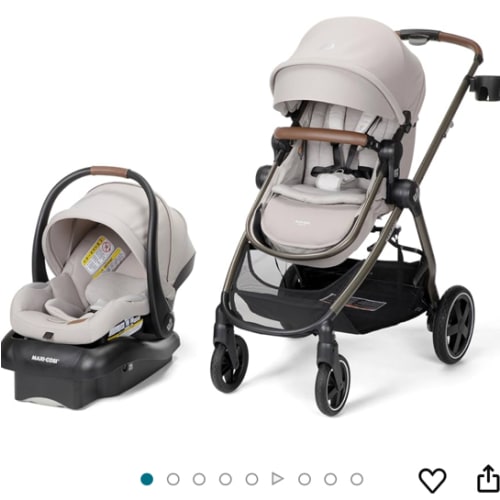 Maxi-cosi Zelia Luxe Travel System - New Hope Tan