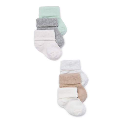 Huggies Baby Boys’ Waffle Socks, 6-Pack, Sizes 0M-6M