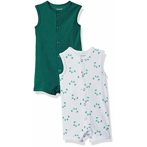 Hanes unisex-baby Ultimate Sleeveless Rompers for Boys & Girls, 2-pack