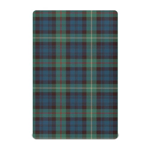 Plaid Tartan Green Baby Crib Sheets for Boys Girls Breathable Nursery Sheet Fits Standard Crib Mattress for Newborn Kids Infant Bed