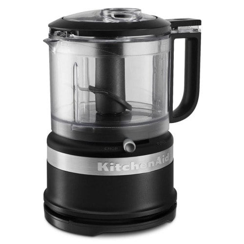 KitchenAid Compact Food Chopper with Dishwasher Safe Parts, Black