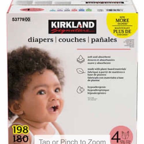 Kirkland Signature Diapers Sizes 4 | Costco