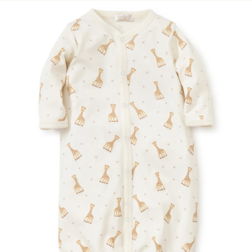 Sophie la girafe Ecru Print Converter Gown