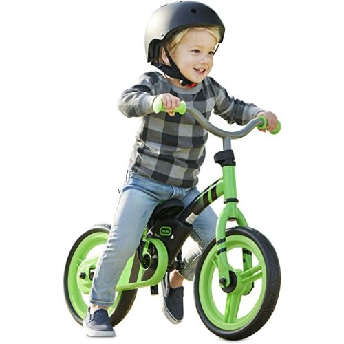 Little Tikes My First Balance-to-Pedal Training Bike for Kids in Green, Ages 2-5 Years, 12-Inch, 649615C