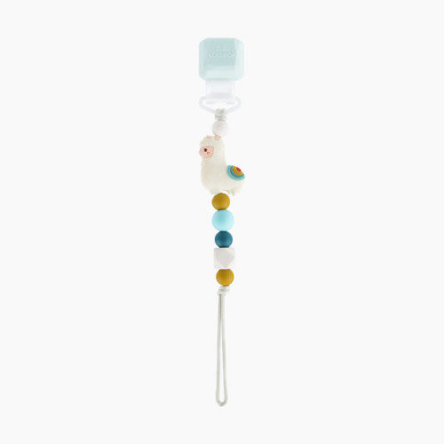 Darling Pacifier Clip - Llama