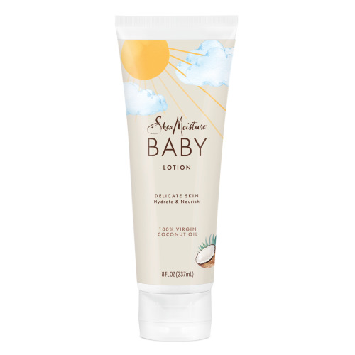 SheaMoisture Newborn Lotion with 100% Virgin Coconut Oil, Shea Butter, 8 oz