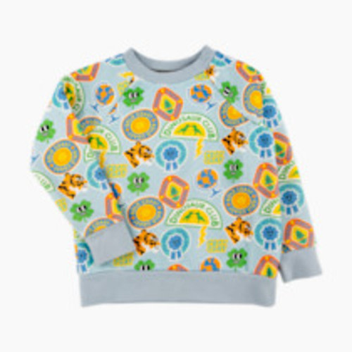 Miki Miette Iggy Pullover - Dino Club, 9 Months