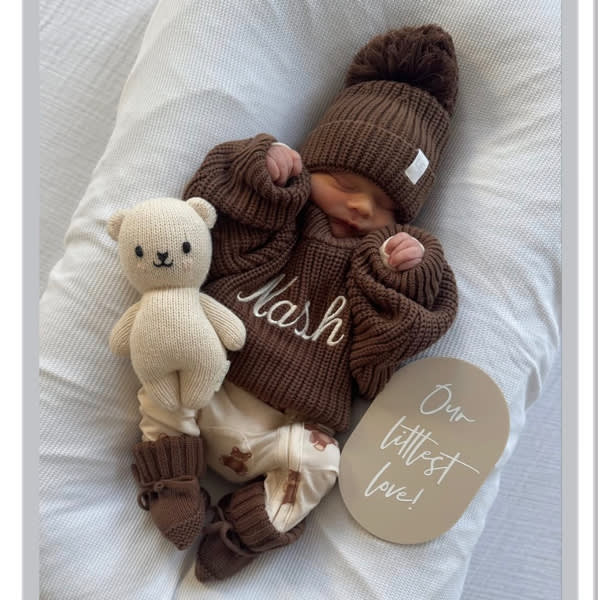 Chunky Knit Jumper | Chocolate – Little and Fern