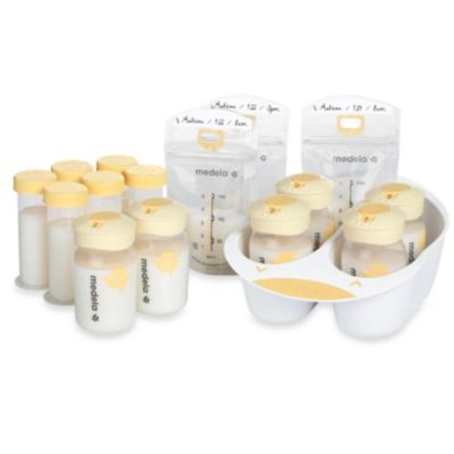 Medela® Breast Milk Storage Solution Set - YELLOW/WHITE