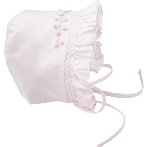 Girls Rose Garden Collection Smocked Bonnet | Feltman Brother
