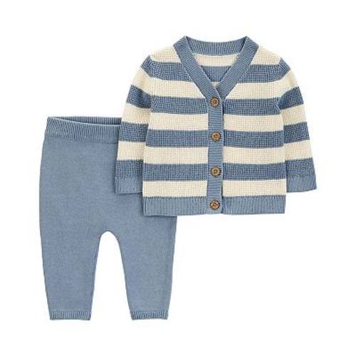 Baby Boy Carter's 2-pc. Striped Cardigan & Jogger Pants Set