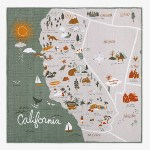 Quilt in 3-Layer GOTS Certified Organic Muslin Cotton