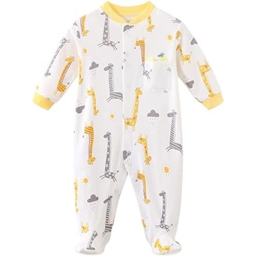 Infant Baby Girl Boy Onesie Cotton Newborn Outfit Bodysuit Jumpsuit Long Sleeve Romper