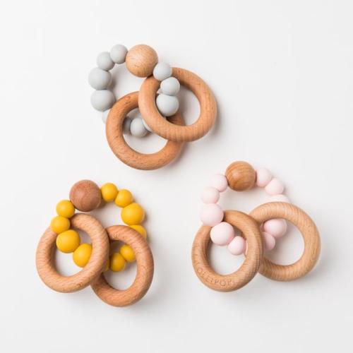 Loulou Lollipop Teether | Magnolia