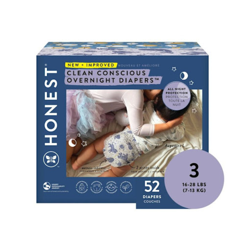 The Honest Company Clean Conscious Disposable Overnight Diapers
