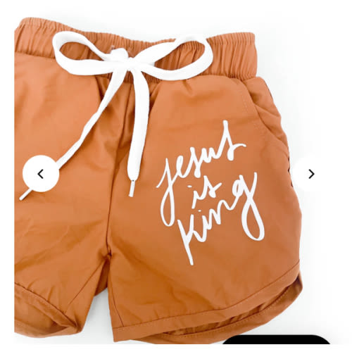 Jesus is King Swim Shorts