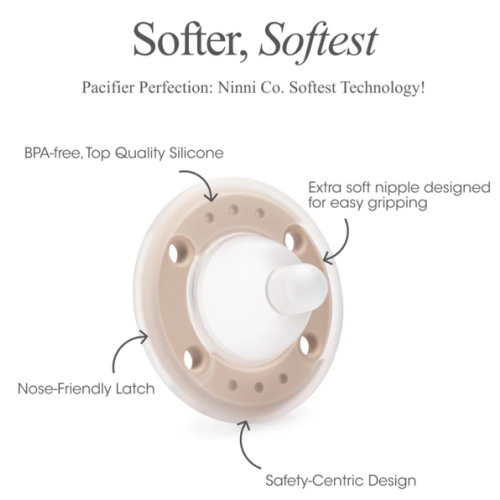 Ninni Pacifier Oatmeal 2 Pack