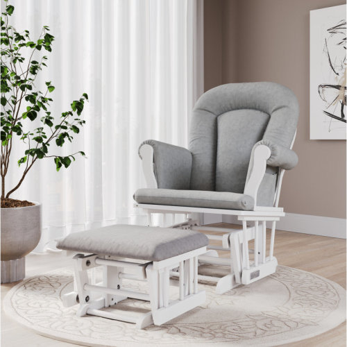 Child Craft Cozy Glider Rocker and Ottoman & Reviews | Wayfair