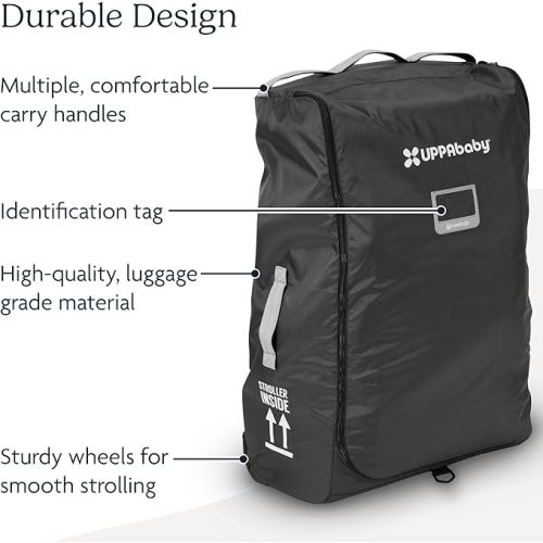 UPPAbaby Travel Bag for Vista, V2, Cruz, & Cruz V2 - Travel Bag for Vista/Cruz/Vista V2/Cruz V2