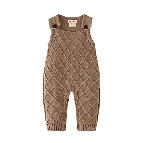 Auro Mesa Vintage Baby Boy Knitted Outfits Overalls Romper Toddler Little Infant Photoshoot Props Clothes