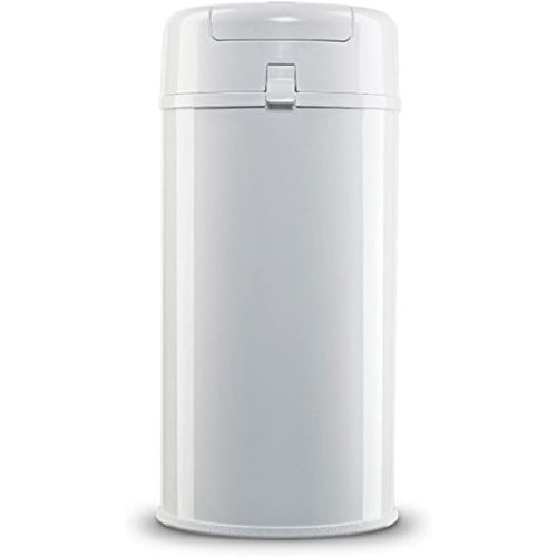 Steel Diaper Pail, White