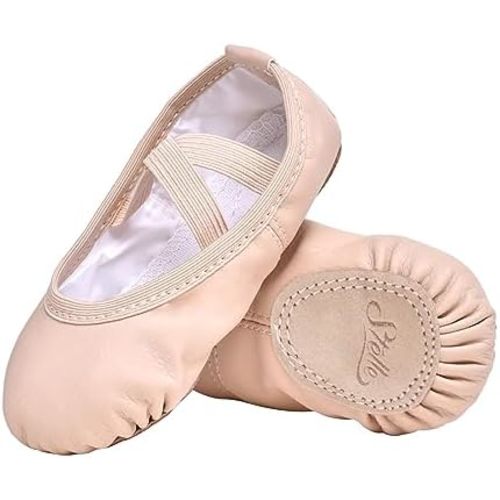 Stelle Ballet Shoes for Girls Toddler Ballet Slippers Soft Leather Boys Dance Shoes for Toddler/Little Kid/Big Kid