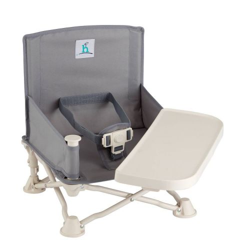 hiccapop OmniBoost Folding Booster Chair - Gray