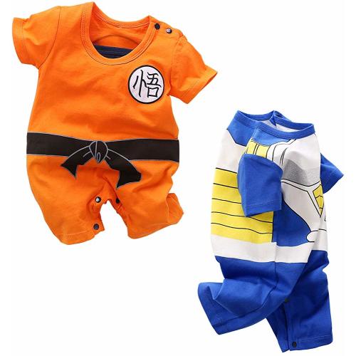 2-Pack Baby Boys Girls Rompers Cute Infant Toddler Cotton Onesie Newborn Cosplay Cartoon Clothes