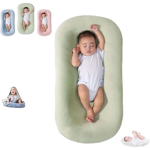 Baby Lounger,Baby Lounger Pillow for Newborn,Baby Lounger Pillow,Baby Lounger Cover,Baby Lounger 0-24 Months,Baby Lounger for Newborn,Baby Lounger Nest,Lounger for Baby (Green Lake)
