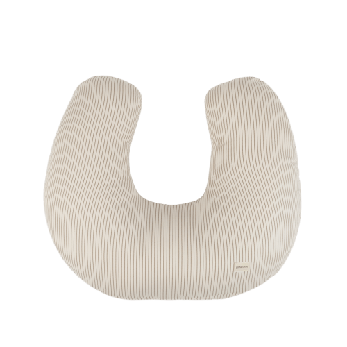 Beige Stripes Nursing Pillow · Minicoton