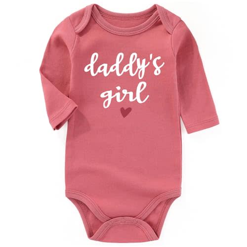 AIZFFZY Daddys Girls Baby Clothes daddy's girl outfits Dad infant Bodysuits