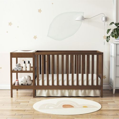 Baby Relax Ema 3-in-1 Convertible Crib & Changer Combo