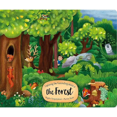 Exploring the Fascinating World of the Forest (Happy Fox Books) Board Book for Kids Ages 3-6 - Walk Deeper into the Trees with Each Page Turn, with Educational Facts and Vocabulary Words (Peek Inside)