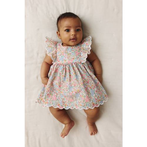 RUFFLE-TRIMMED BODYSUIT DRESS