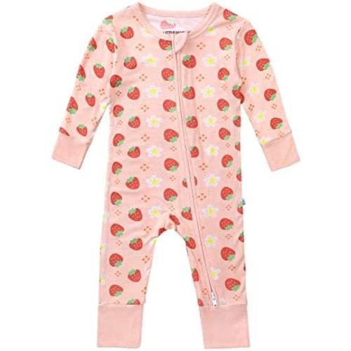 Zippered One-Piece Baby Clothes Footless Sleepers Rompers 0-36 Months