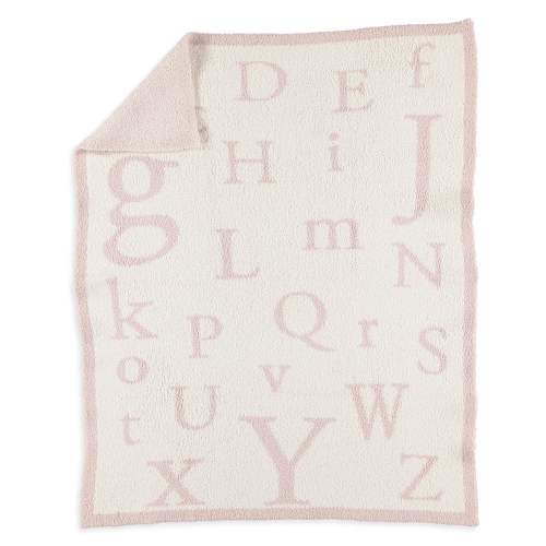 CozyChic® ABC Blanket - Dusty Rose