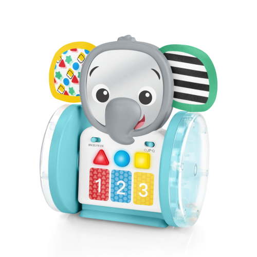 Baby Einstein Chase & Tap Earl Crawling Baby Toy, with Mirror and Music, Ages 6+ Months