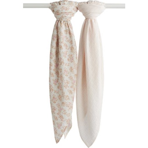 2-Pack Assorted Muslin Swaddles