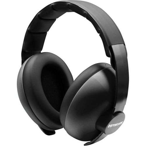Baby Headphones Noise Cancelling Headphones for Babies for 3 Months to 3 Years (Black)