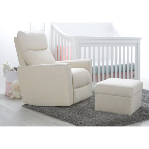 Second Story Home Soho Swivel Glider with Ottoman & Reviews | Wayfair