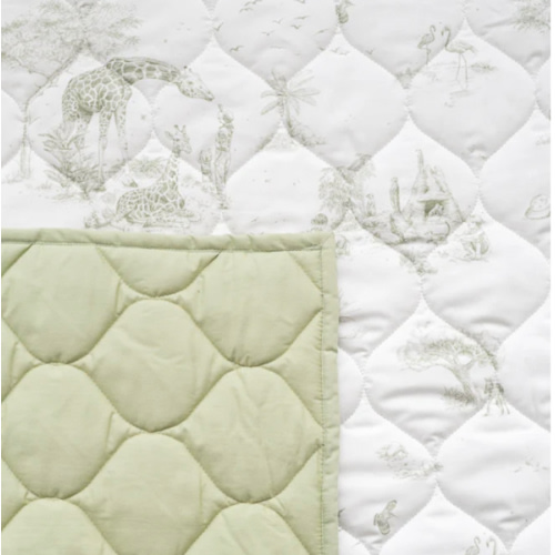 Safari Toile Quilted Playmat