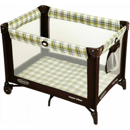 Lightweight Pack and Play Portable Crib For Infant Toddler Nap Travel Bag Wheels